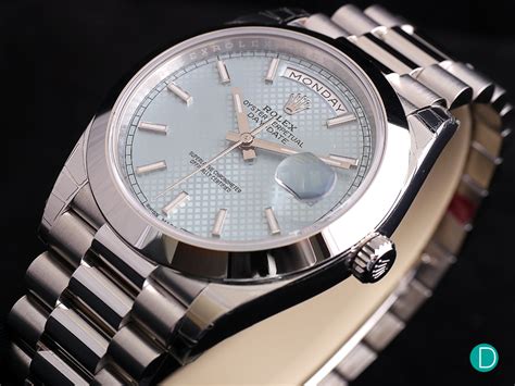 rolex oyster day date 40 platinum|rolex day date 40 price.